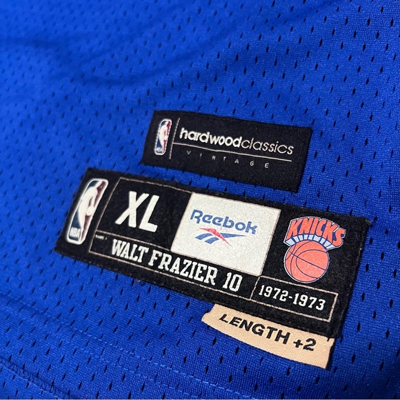 Walt Frazier New York Knicks Jersey Reebok Hardwood Classics Sz XL - Picture 3 of 4